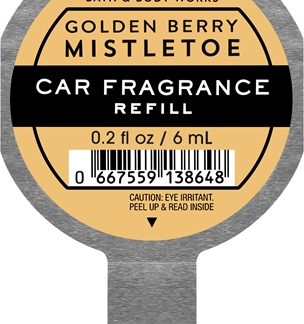 Bath & Body WorksGolden Berry Mistletoe deodorante per auto ricarica 6 ml