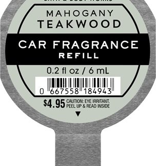 Bath & Body WorksMahogany Teakwood deodorante per auto ricarica 6 ml