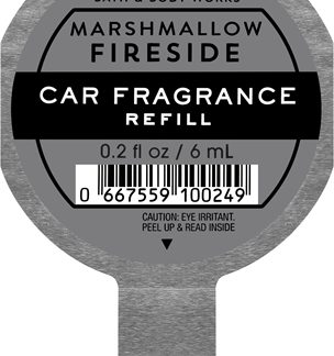 Bath & Body WorksMarshmallow Fireside deodorante per auto ricarica 6 ml