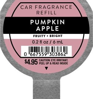 Bath & Body WorksPumpkin Apple deodorante per auto ricarica 6 ml