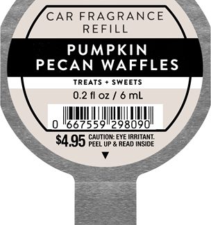 Bath & Body WorksPumpkin Pecan Waffles deodorante per auto ricarica 6 ml