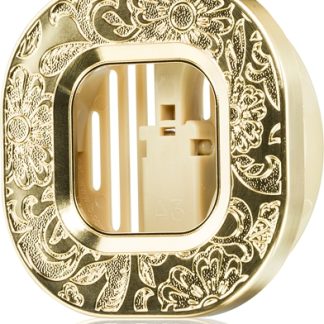 Bath & Body WorksStamped Gold Flowers supporto per deodoranti per auto senza ricarica 1 pz