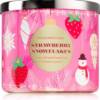 Bath & Body WorksStrawberry Snowflakes candela profumata 411 g