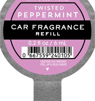 Bath & Body WorksTwisted Peppermint deodorante per auto ricarica 6 ml