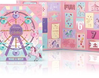 Baylis & Harding24 Days of Beauty Beauticology calendario dell'Avvento per bambini Unicorn Candy & Strawberry Candy & Candy Floss