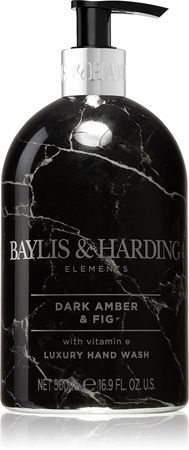 Baylis & HardingElements Dark Amber & Fig sapone liquido per le mani 500 ml