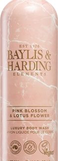 Baylis & HardingElements Pink Blossom & Lotus Flower doccia gel di lusso 500 ml