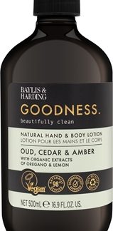 Baylis & HardingGoodness Oud, Cedar & Amber latte delicato corpo 500 ml