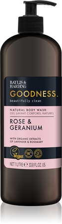Baylis & HardingGoodness Rose & Geranium gel doccia 1000 ml