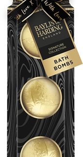 Baylis & HardingSweet Mandarin & Grapefruit bomba da bagno confezione regalo 3× 100 g