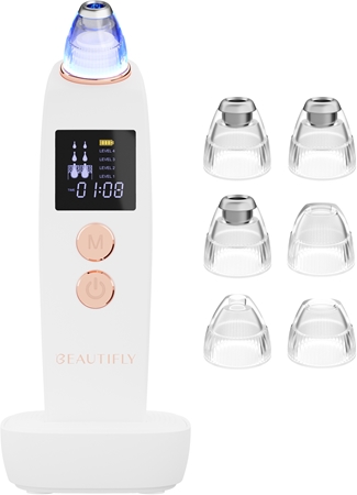 BeautiflyB-Derma Pro sistema di pulizia del viso sottovuoto + testina di ricambio 1 pz