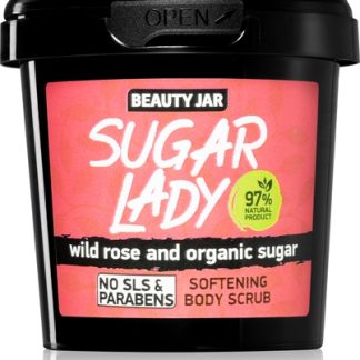 Beauty JarSugar Lady scrub corpo con aroma di lamponi 180 g