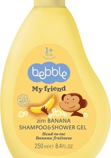 BebbleBanana Shampoo & Shower Gel shampoo e doccia gel 2 in 1 per bambini 1+ 250 ml