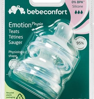 BebeconfortEmotion Physio Fast Flow tettarella per biberon 6 m+ 2 pz