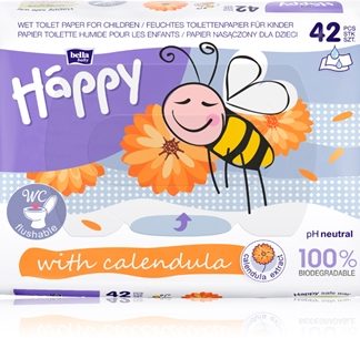 Bella Baby HappyCalendula carta igienica umidificata con calendula per bambini 42 pz