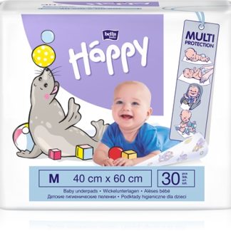Bella Baby HappySIze M teli monouso per il cambio del pannolino 40x60 cm 30 pz