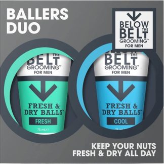 Below the Belt GroomingFresh and Cool Ballers Duo confezione regalo per l'igiene intima 1 pz