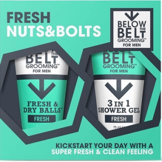 Below the Belt GroomingFresh Nuts and Bolts confezione regalo per l'igiene intima