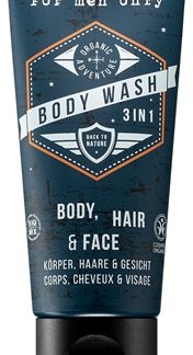 BenecosFor Men Only shampoo, balsamo e gel doccia 3 in 1 200 ml