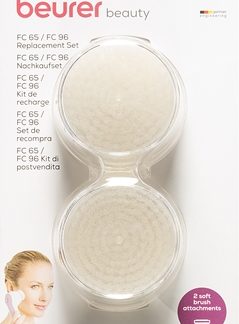 BEURERFC 65/FC 96 Replacement Set testina di ricambio per spazzolino detergente viso2 pz