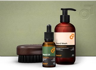 BeviroBergamia Wood Beard Care Kit confezione regalo per la barba 1 pz