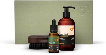 BeviroBergamia Wood Beard Care Kit confezione regalo per la barba 1 pz