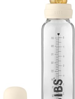 BIBSBaby Glass Bottle 225 ml biberon Ivory 225 ml