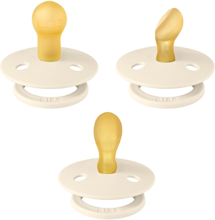 BIBSTry-It Size 1: 0+ months set per neonati Ivory 3 pz