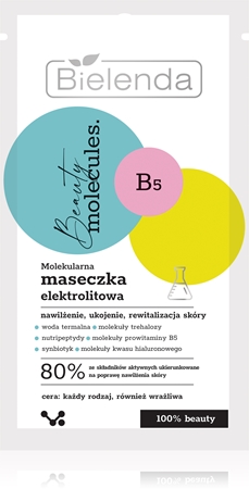 BielendaBeauty Molecules maschera idratante viso con effetto lenitivo8 g