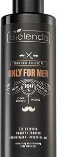 BielendaOnly for Men Barber Edition gel detergente per viso e barba 190 g