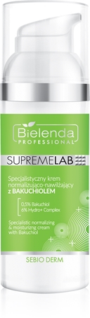 Bielenda ProfessionalSupremelab Sebio Derm crema giorno normalizzante0,5% Bakuchiol & 6% Hydro Complex 50 ml
