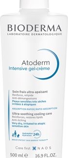 BiodermaAtoderm Intensive Gel-Cream trattamento lenitivo per pelli molto secche, sensibili e atopiche 500 ml