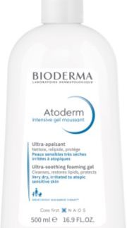BiodermaAtoderm Intensive Gel Moussant gel schiuma nutriente per pelli molto secche, sensibili e atopiche 500 ml