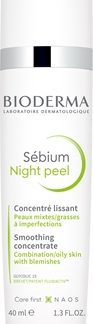BiodermaSébium Night Peel siero esfoliante levigante contro le imperfezioni della pelle 40 ml