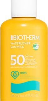 BiothermWaterlover Sun Milk 50 latte abbronzante waterproof SPF 50 unisex 200 ml