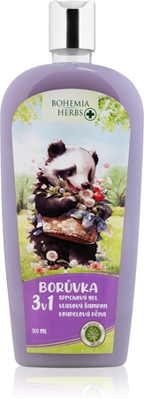 Bohemia Gifts & CosmeticsBohemia Herbs Blueberry bagno effervescente e gel detergente per bambini 500 ml