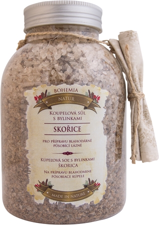 Bohemia Gifts & CosmeticsBohemia Natur sale da bagno alle erbe rilassante cannella e acacia 1200 g