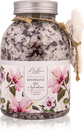 Bohemia Gifts & CosmeticsBohemia Natur sali da bagno rilassanti con hibiscus 1200 g