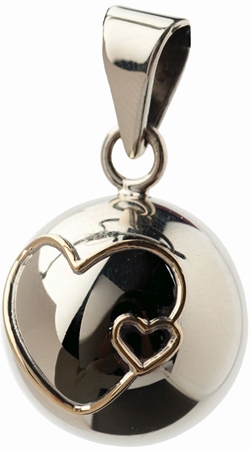 BolaESSENTIALS Double Hearts chiama angeli 1 pz