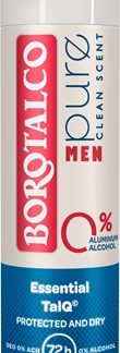 BorotalcoMEN Pure deodorante spray senza alluminio per uomo 150 ml