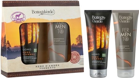 Bottega VerdeBlack Amber & FerMENto confezione regalo per uomo