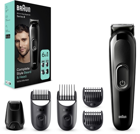 BraunAll-In-One Series MGK3410 set per la cura dei capelli e della barba per uomo 1 pz