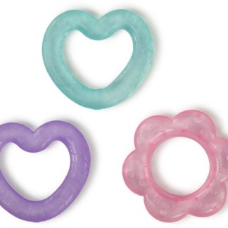 Bright StartsChill & Teethe Pretty in Pink dentaruolo 3 m+ 3 pz