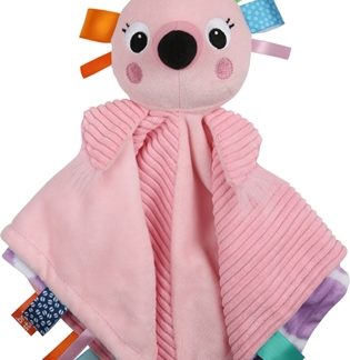 Bright StartsCuddle'n Tags copertina doudou 0 m+ Flamingo 1 pz