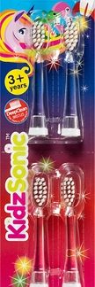Brush BabyKidzSonic testine di ricambio per spazzolino per bambini dai 3 anni in su 4 pz