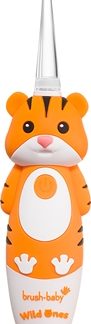 Brush BabyWildOnes WildOne spazzolino da denti elettrico + 2 testine di ricambio per bambini Tiger 1 pz