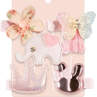 BrushArtKIDS Elephant hair clip set forcine per capelli Elephant 5 pz
