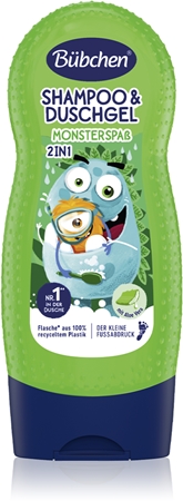 BübchenKids Monster Fun shampoo e doccia gel 2 in 1 3 y+ 230 ml