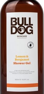 BulldogLemon & Bergamot Shower Gel gel doccia per uomo 500 ml