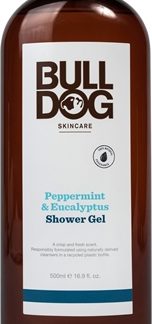 BulldogPeppermint & Eucalyptus Shower Gel gel doccia per uomo 500 ml